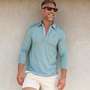 Criquet Men's Long Sleeve Polo Range Shirt